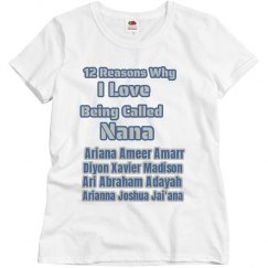 12 reasons nana shirt blue/grey