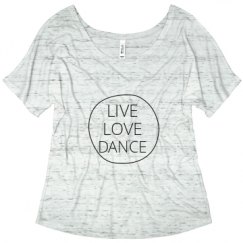 Ladies Flowy Slouchy Tee