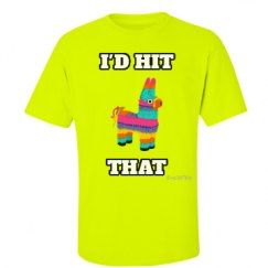 Unisex Ultra Cotton Safety Neon Crewneck Tee