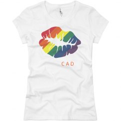 CAD❤️Rainbow lips SF t