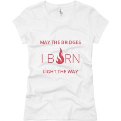 Ladies Slim Fit Basic Promo Jersey Tee
