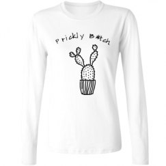 Ladies Relaxed Fit Basic Long Sleeve Tee