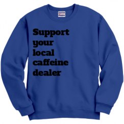 Unisex Film and Foil Crewneck Sweatshirt