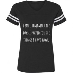 Ladies Relaxed Fit Vintage Sports Tee