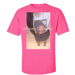 Unisex Ultra Cotton Safety Neon Crewneck Tee