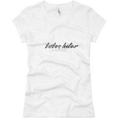 Ladies Slim Fit Basic Promo Jersey Tee