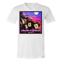 Unisex V-Neck Jersey Tee