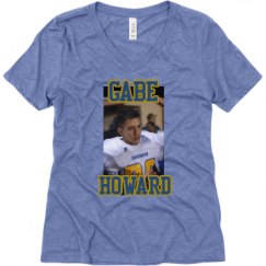 Ladies Relaxed Fit Super Soft Triblend V-Neck Tee