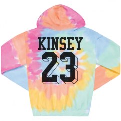 Unisex Tie-Dye Fleece Hoodie