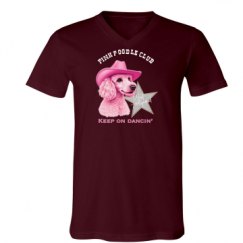 Unisex V-Neck Jersey Tee