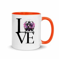 11oz Ceramic Mug with Color Inside