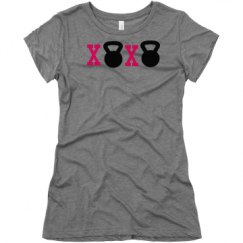 Ladies Slim Fit Super Soft Triblend Tee