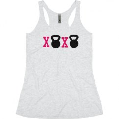 Ladies Slim Fit Super Soft Racerback Triblend Tank