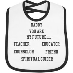 Infant Contrast Trim Bib