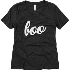 Ladies Relaxed Fit Super Soft Triblend V-Neck Tee