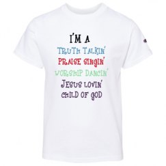 Youth Champion Short Sleeve Tagless Tee