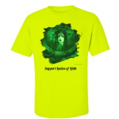 Unisex Ultra Cotton Safety Neon Crewneck Tee