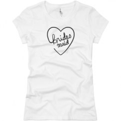 Ladies Slim Fit Basic Promo Jersey Tee