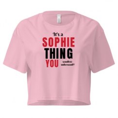 Ladies Festival Cali Crop Top Tee