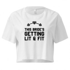 Ladies Festival Cali Crop Top Tee