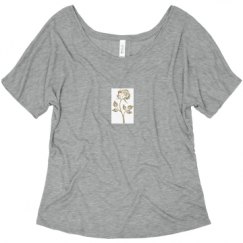 Ladies Flowy Slouchy Tee