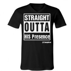 Unisex V-Neck Jersey Tee