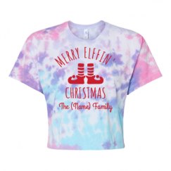 Women's Tie Dye Crop Top Tee