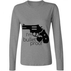 Ladies Relaxed Fit Basic Long Sleeve Tee