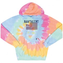 Unisex Tie-Dye Fleece Hoodie
