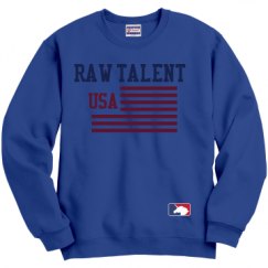 Unisex Film and Foil Crewneck Sweatshirt