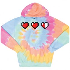 Unisex Tie-Dye Fleece Hoodie