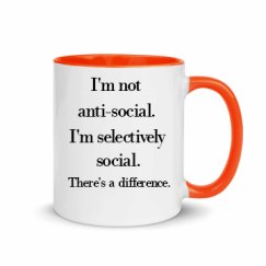 11oz Ceramic Mug with Color Inside