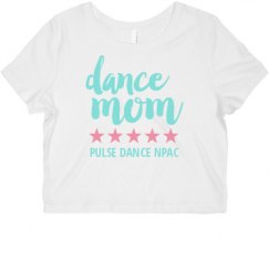 Ladies Slim Fit Crop Top Tee