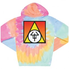 Unisex Tie-Dye Fleece Hoodie