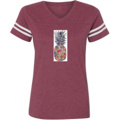 Ladies Relaxed Fit Vintage Sports Tee