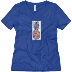 Ladies Relaxed Fit V-Neck Tee