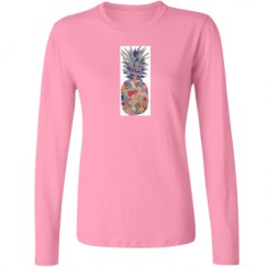 Ladies Relaxed Fit Basic Long Sleeve Tee