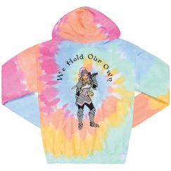Unisex Tie-Dye Fleece Hoodie