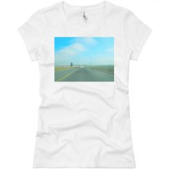 Ladies Slim Fit Basic Promo Jersey Tee