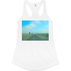 Ladies Slim Fit Racerback Tank Top