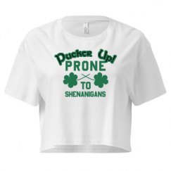 Ladies Festival Cali Crop Top Tee