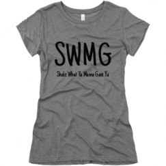 Ladies Slim Fit Super Soft Triblend Tee
