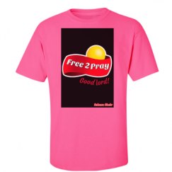 Unisex Ultra Cotton Safety Neon Crewneck Tee