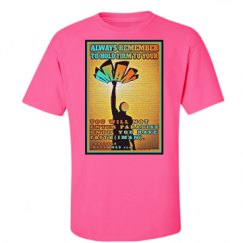 Unisex Ultra Cotton Safety Neon Crewneck Tee