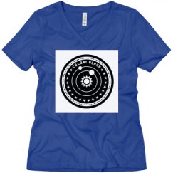 Ladies Relaxed Fit V-Neck Tee