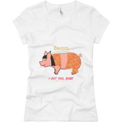 Ladies Slim Fit Basic Promo Jersey Tee