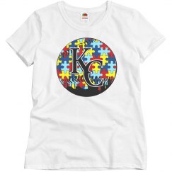 Women/Misses PUZZLE Autism KC Baseball