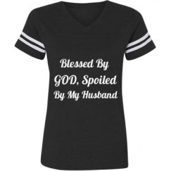 Ladies Relaxed Fit Vintage Sports Tee