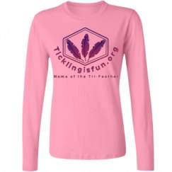 Ladies Relaxed Fit Basic Long Sleeve Tee
