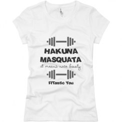 Ladies Slim Fit Basic Promo Jersey Tee